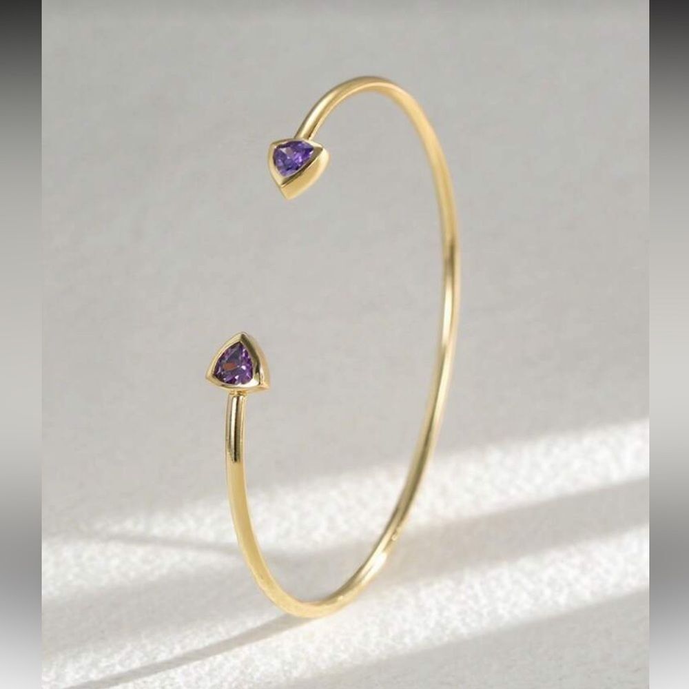 Stone bangle Q751 - Picture 3 of 6
